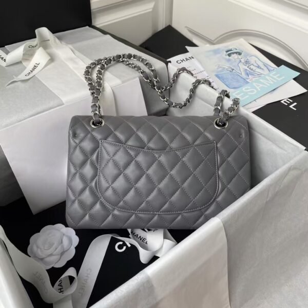 Chanel Classic 11.12 Handbag Silver Hardware