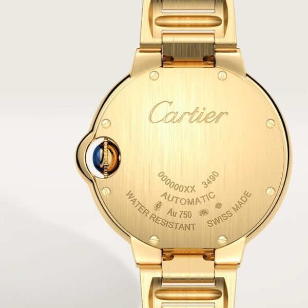 CARTIER BALLON BLEU Diamond Yellow Gold 33mm