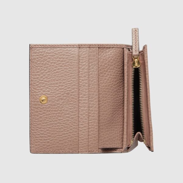GG Marmont Bi-Color Card Case Wallet