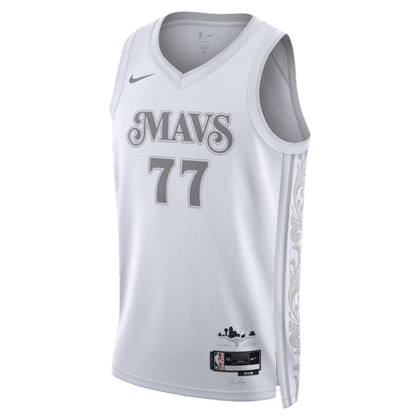 NBA MAVERICKS DONIC CITY EDITION 2024/25 SWINGMAN JERSEY "White"