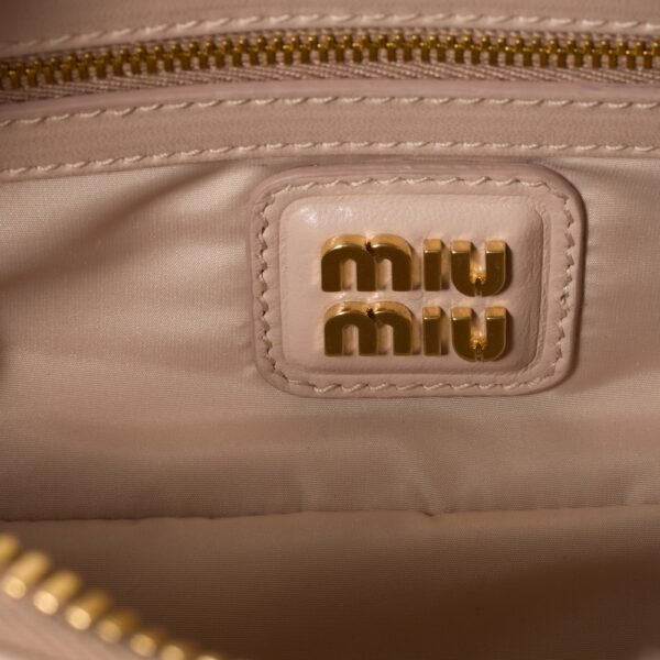 Arcadie matelassé nappa leather bag