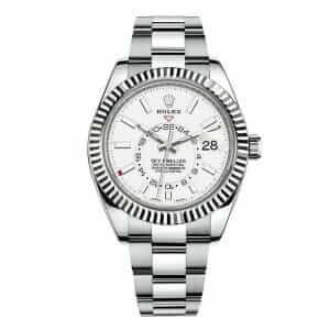 rolex-sky-dweller-white-dial-326934-oyster-replica