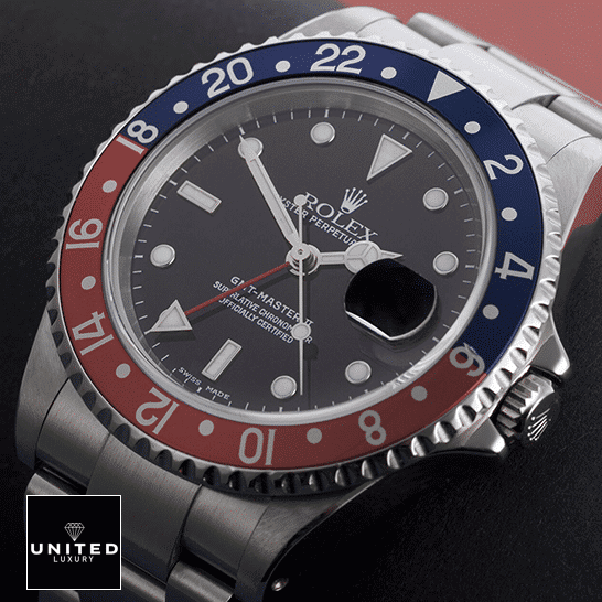 Rolex GMT-Master II 116719BLRO "Pepsi" Supreme Replica Edition rolex gmt master II pepsi black dial amp redblue ceramic bezel oyster man Rolex GMT-Master Pepsi 116719BLRO-0001 Red & Blue Bezel Replica